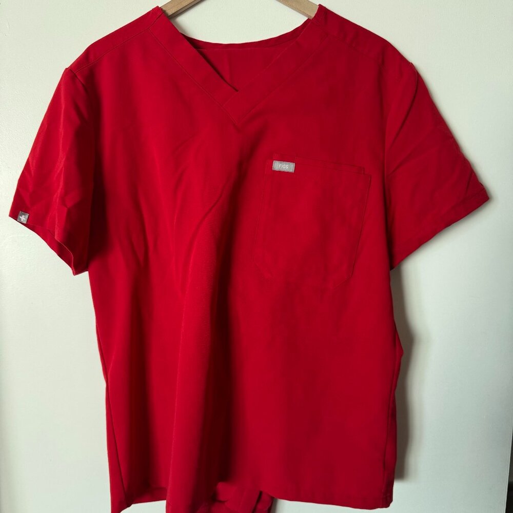 FIGS Leon Top and Tansen Jogger Scrub Set - Chinese New Year (LIMITED COLOR)